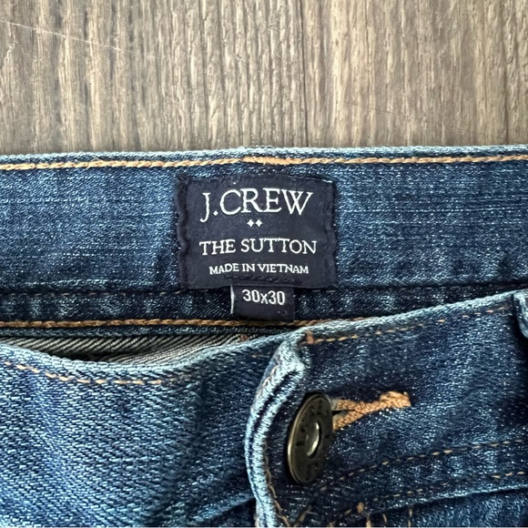 J. Crew The Sutton Medium Wash Straight Leg Jeans - Picture 7 of 14